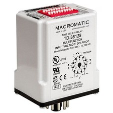 Multifunction Time Delay Relay, Octal, Multi Function, 16 Functions 24V AC/, picture