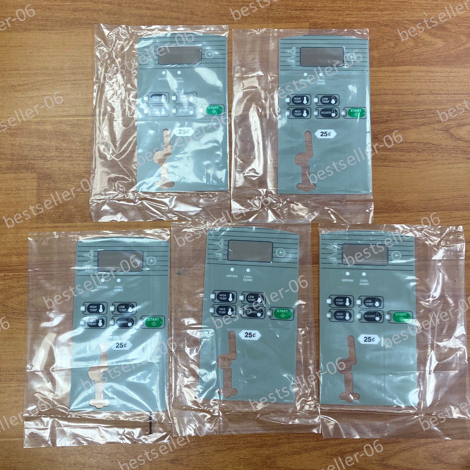 70258101 (5) PIECES FOR HUEBSCH HTT30N BC DRYER COMPUTER OVERLAY