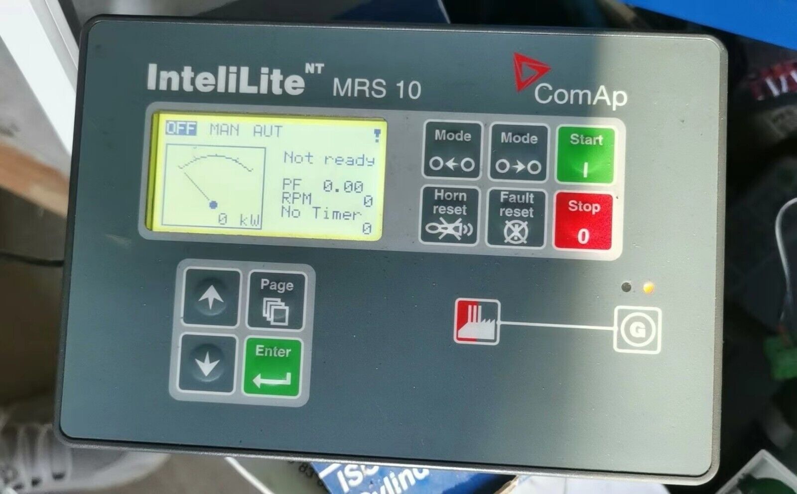 Original  InteliLite MRS10 generator set automatic start control panel module