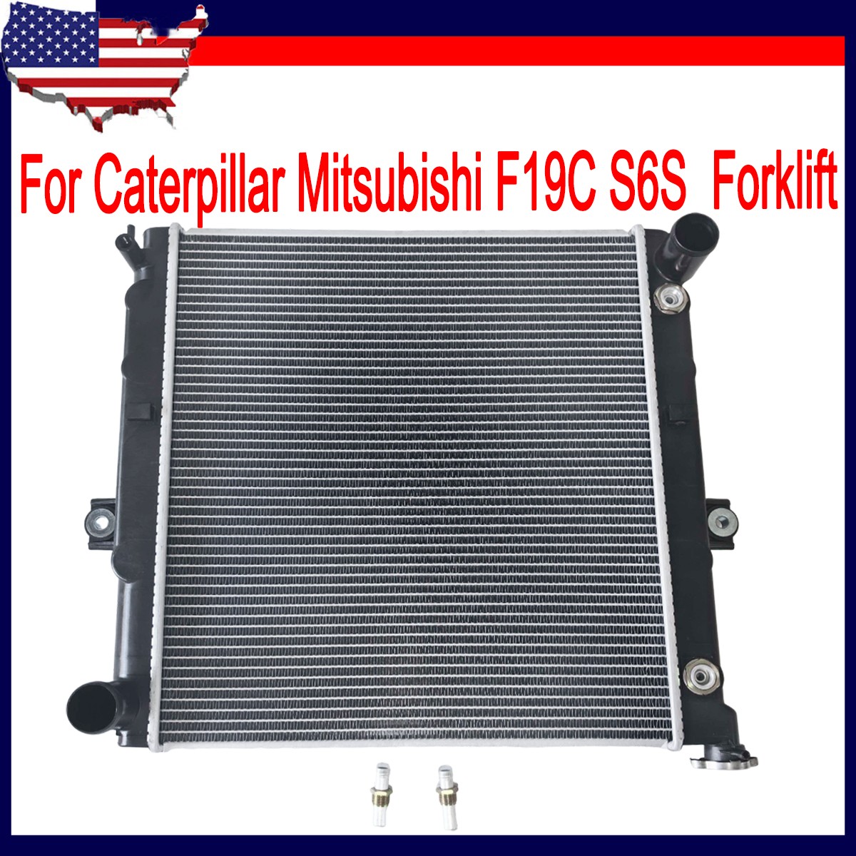 Radiator 9180209300 For Mitsubishi Forklift FD35 FD45 FD50K2 Engine S6S S6E F19C