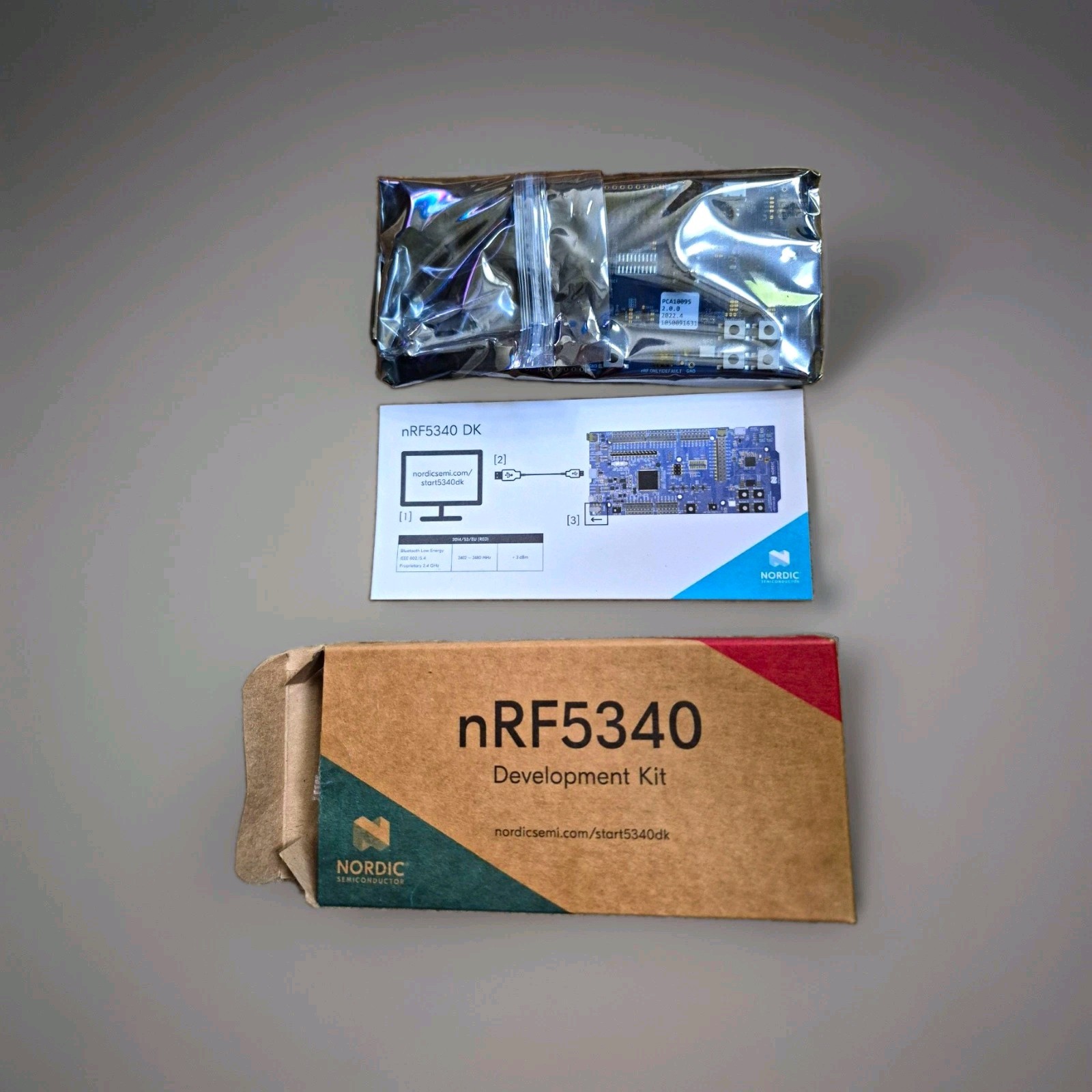 Nordic Semiconductor nRF5340 DK Dev Kit ARM USB Flash 512KB RAM PCA10095