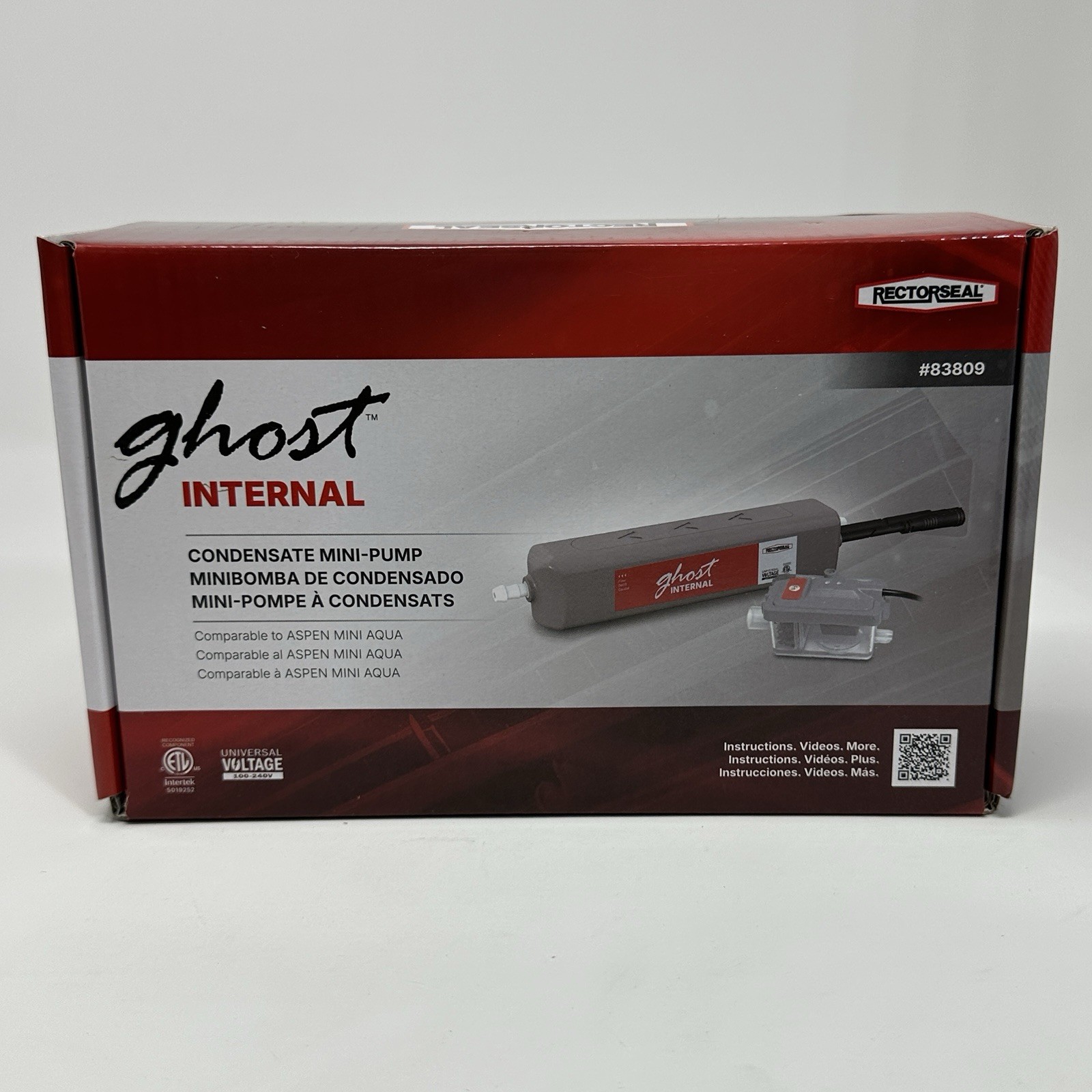 Rectorseal Ghost Internal Condensate Mini Pump 83809 HVAC Mini Split Rectorseal Ghost Internal Condensate Mini Pump 83809 HVAC Mini Split