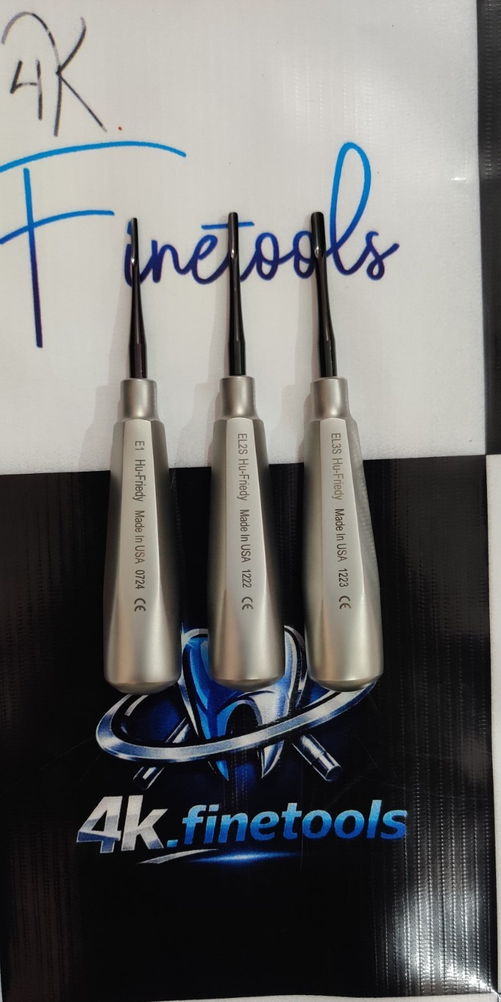 Hu-Friedy Dental 1MM 2MM 3MM Straight Luxating Elevators Lot of 3 pieces Hu-Friedy Dental 1MM 2MM 3MM Straight Luxating Elevators Lot of 3 pieces