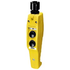 Hubbell Wiring Device-Kellems Cpb20 Pendantcntrlstation, Deadend, 2Buttn, Ylw picture