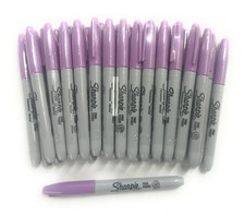 30ct Wholesale Bulk Sharpie Permanent Marker Lot: Fine Point BOYSENBERRY Purple picture