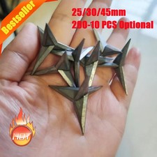 200Pcs Tire Puncture Spikes Heavy Portable Duty Carbon Steel Triangle RoadSpikes picture