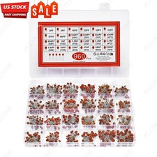 960Pcs/Lot X 2PF-0.1UF 50V 24Value*40Pcs Ceramic Capacitor Assortment Kit US picture