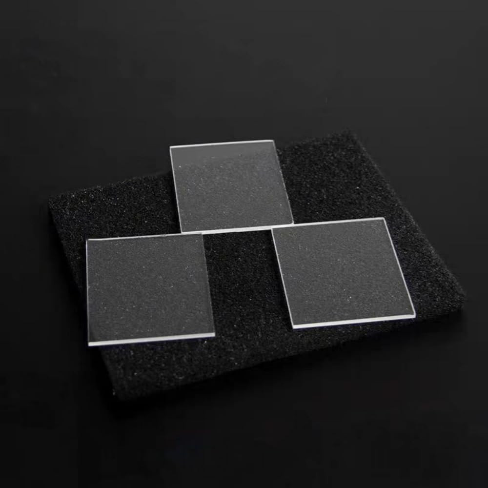 5 Pcs Optical Glasses,Optical Quartz Glass,Fused Quartz Plates,Fused Silica Glas