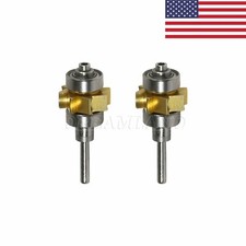 2x NSK Style Dental High Speed Handpiece Push Button Cartridge Rotor CHABT USA picture