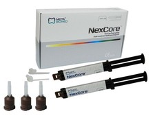 2 x META Dental NEXCORE Dual-Cured Core Build-Up Composite Resin 9gm Syr picture
