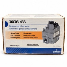 White-Rodgers 36C03 Universal Standing Pilot Gas Valve 24V NG/LP picture