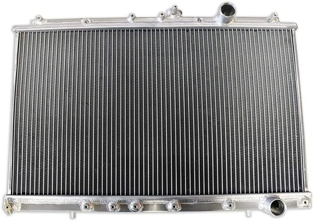 2 Row Aluminum Radiator For 1992-1996 Mitsubishi Lancer Evo1 Evo2 Evo3 2.0L