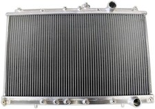 2 Row Aluminum Radiator For 1992-1996 Mitsubishi Lancer Evo1 Evo2 Evo3 2.0L picture