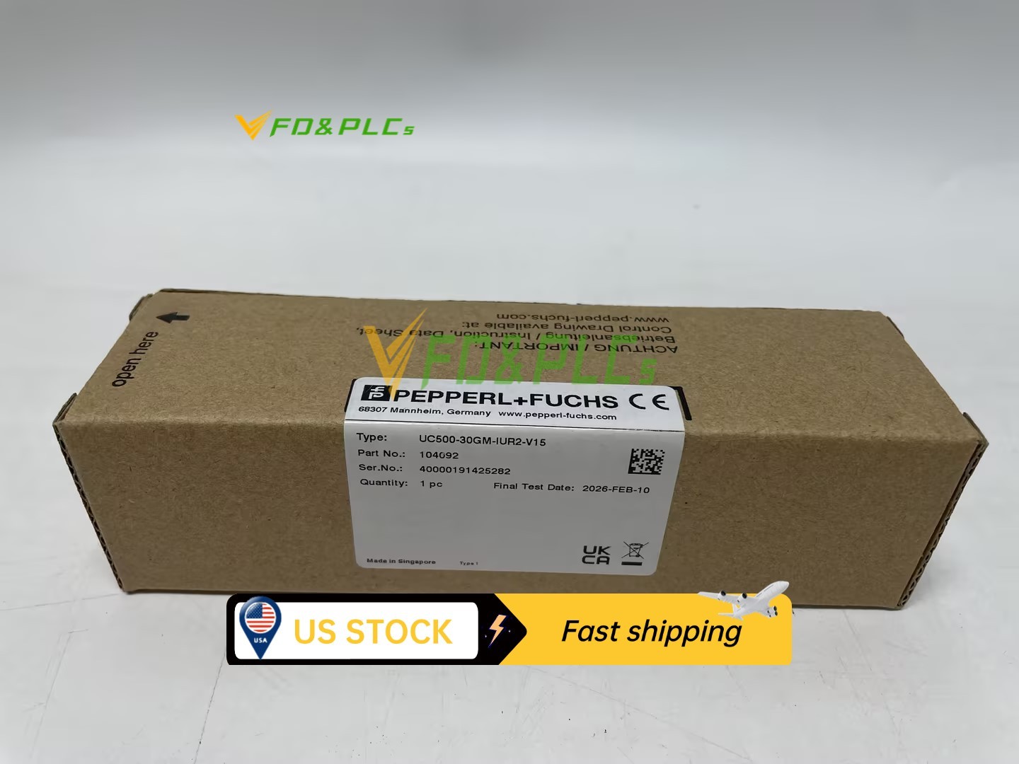 1PC pepperl+fuchs UC500-30GM-IUR2-V15 104092 ultrasonic sensor New