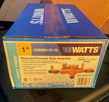 Watts LF009M2-QT-FS 1 in Reduced Pressure Zone Assembly Backflow Preventer picture