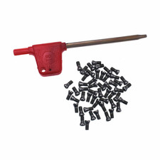50Pcs Screws M2.5x7 Metric Black Alloy Steel Hex Socket Screw + wrench T8 picture