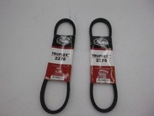 2 Pack Gates Truflex Low Horsepower V-Belts 2270 For 4-17HP Use picture