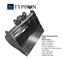 NEW 2026 Plain Trenching Bucket 500mm (19