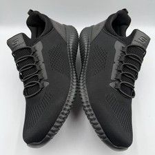 Skechers Cessnock Shoes Men Size 13 Black Work Slip Resistant 77188 NEW picture