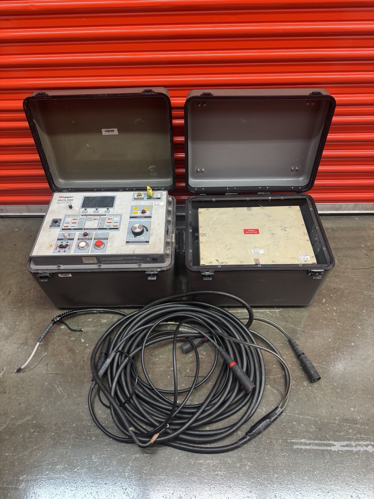 Megger Biddle Delta-2000 10-kv Automated Insulation Test Set cat no.672001