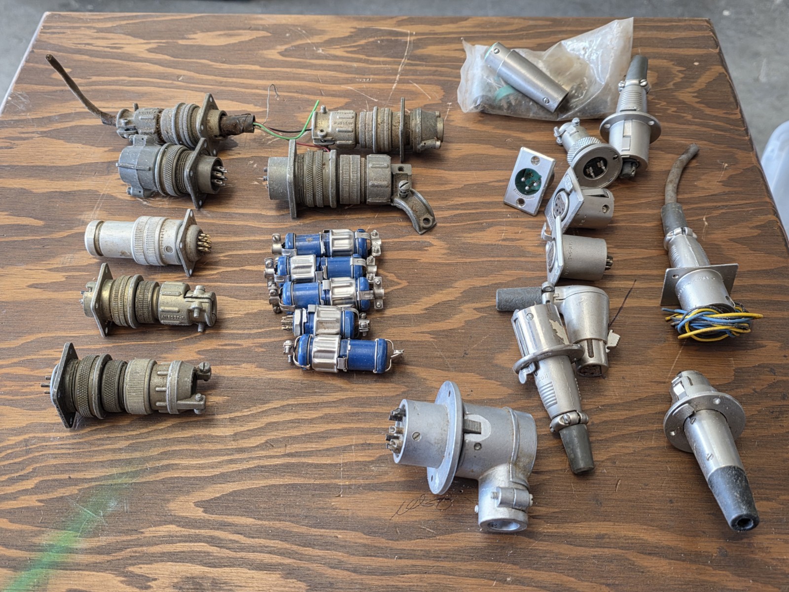 Amphenol Connectors + Cannon Connectors Lot Vintage
