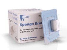 Dental 5 Sponges Grafting Plug Synthetic Collagen Sterile Surgical Bone Graft picture