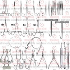 Cranial Brain Tumor Neuro Craniotomy Set 91Pcs Basic Neurosurgery Spinal surgery picture