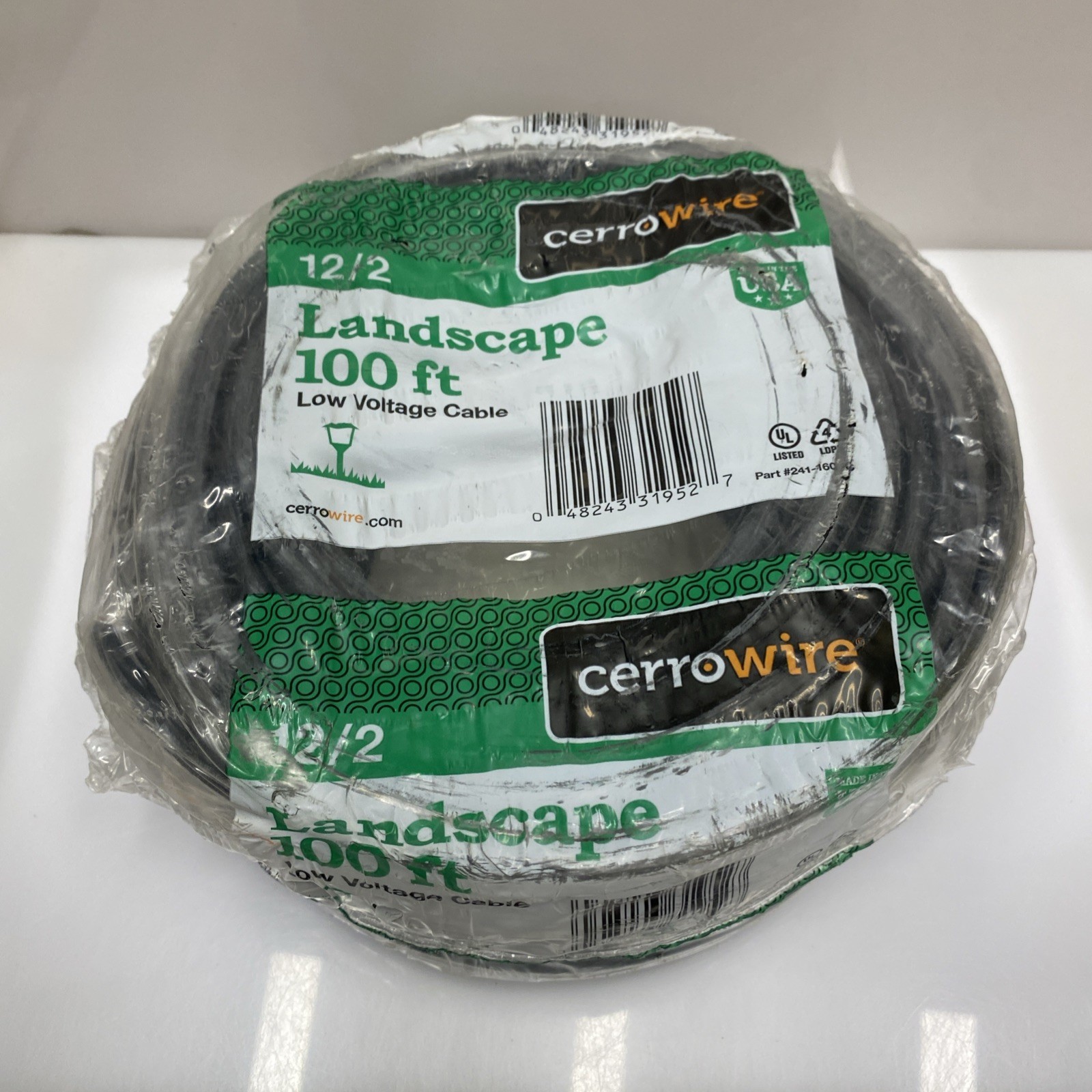 Cerrowire 100 ft. 12/2 Black Low-Voltage Landscape Cable - Check Photos