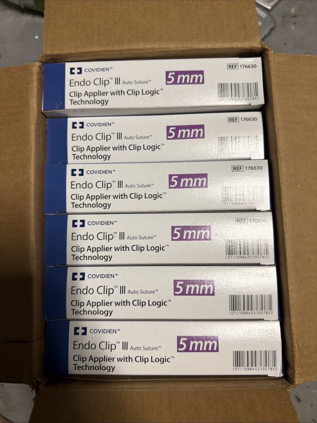 LOT x 6 COVIDIEN Endo Clip Auto Suture 5mm - Clip Applier | 30 day warranty