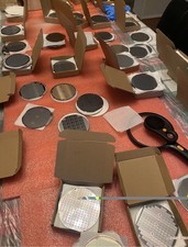 TEN Vintage 1980’s 4” Wafers / 5 different circuits and 5 bonus wafers picture