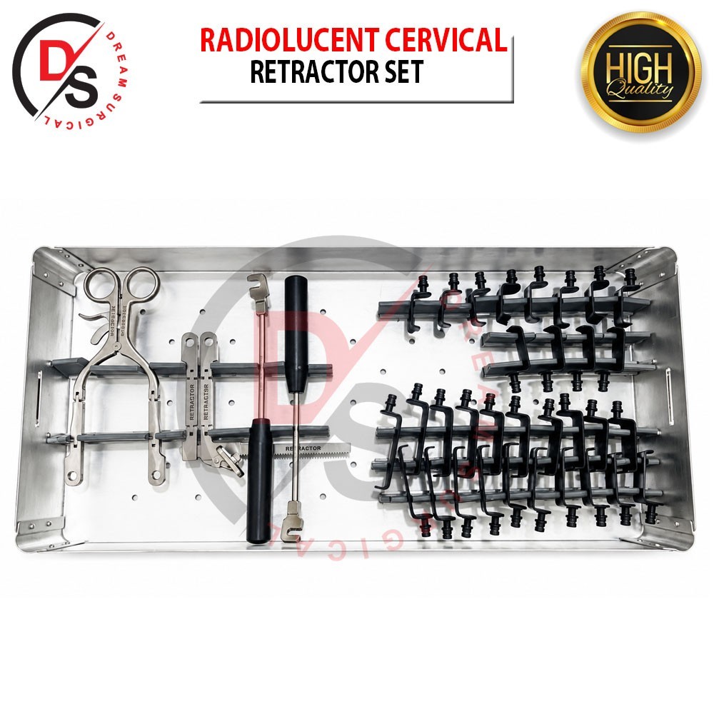 RADIOLUCENT PEEK CERVICAL RETRACTOR SYSTEM (stainless steel)