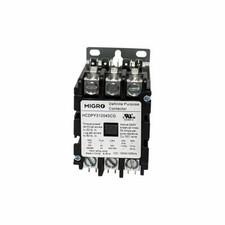 Migro 40A 3 Pole NO NEMA 600V HVAC Definite Purpose Contactor – 110/120VAC picture