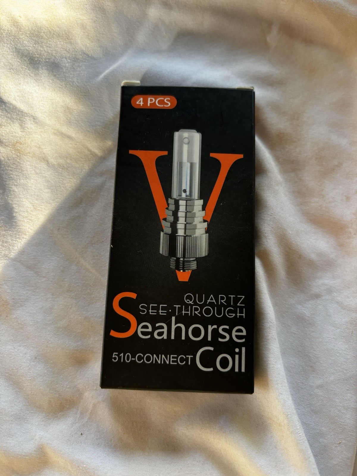 Quartz See-Through Seahorse Series 510 Connect Coil V5.0 4PCS Box Pack Quartz See-Through Seahorse Series 510 Connect Coil V5.0 4PCS Box Pack