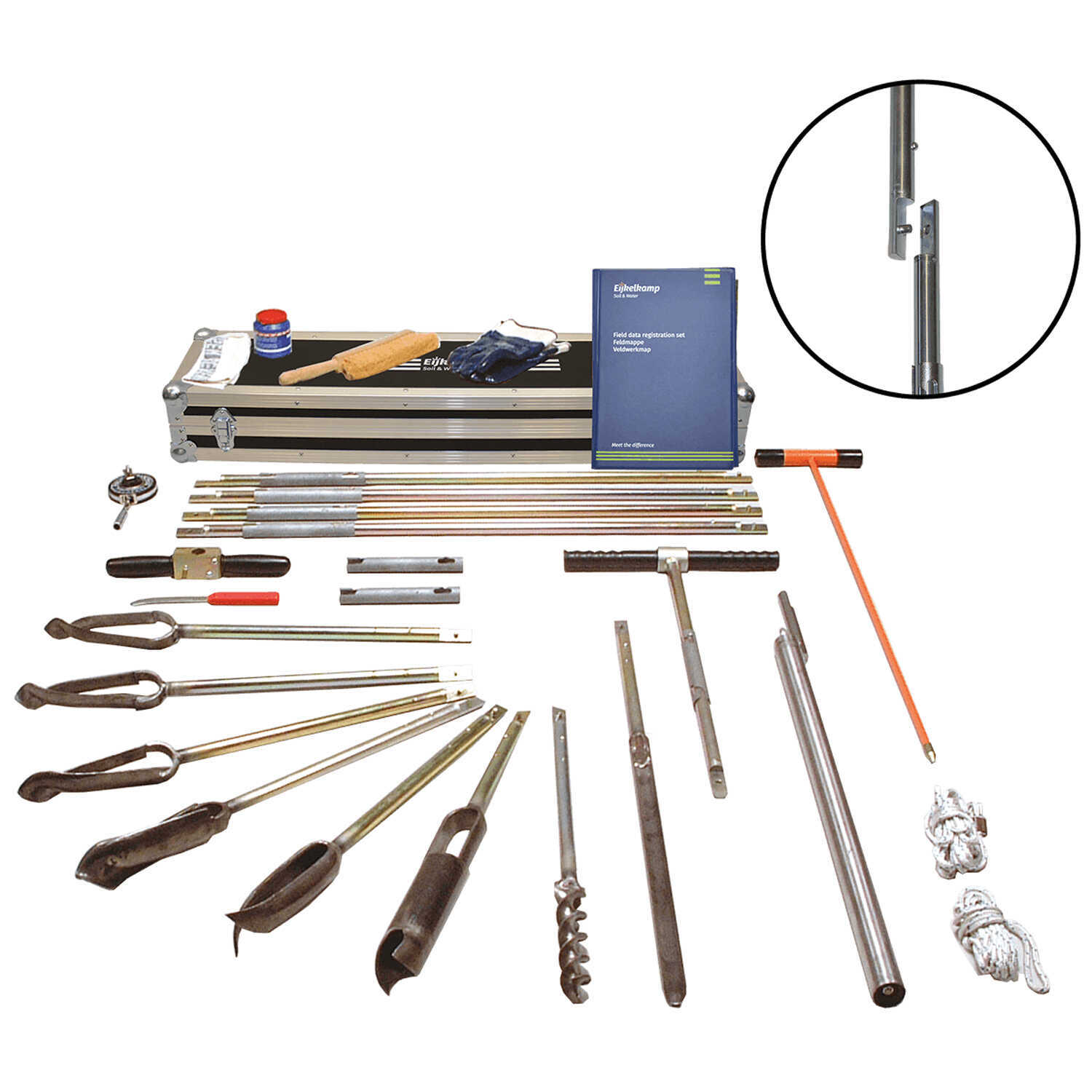Eijkelkamp Standard Auger Set for Heterogeneous Soils Eijkelkamp Standard Auger Set for Heterogeneous Soils