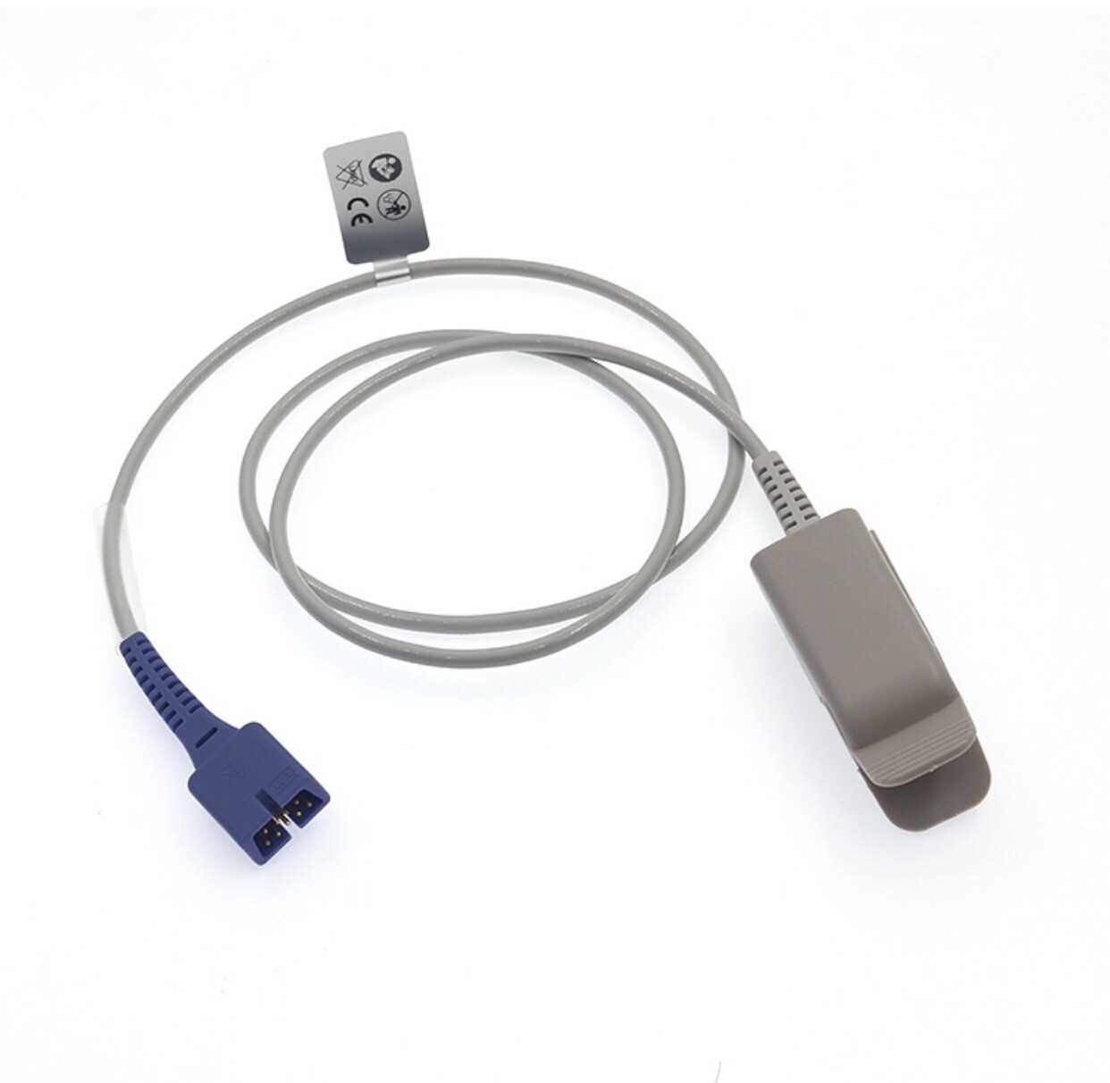 Nellcor Compatible Short SpO2 DS-100A Adult Clip - Same Day Shipping