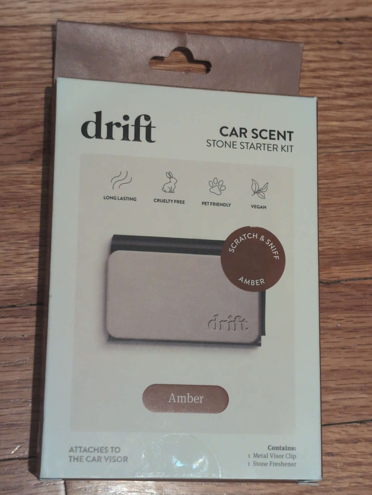 Drift Car Air Freshener - Amber Scent Starter Kit - Stone