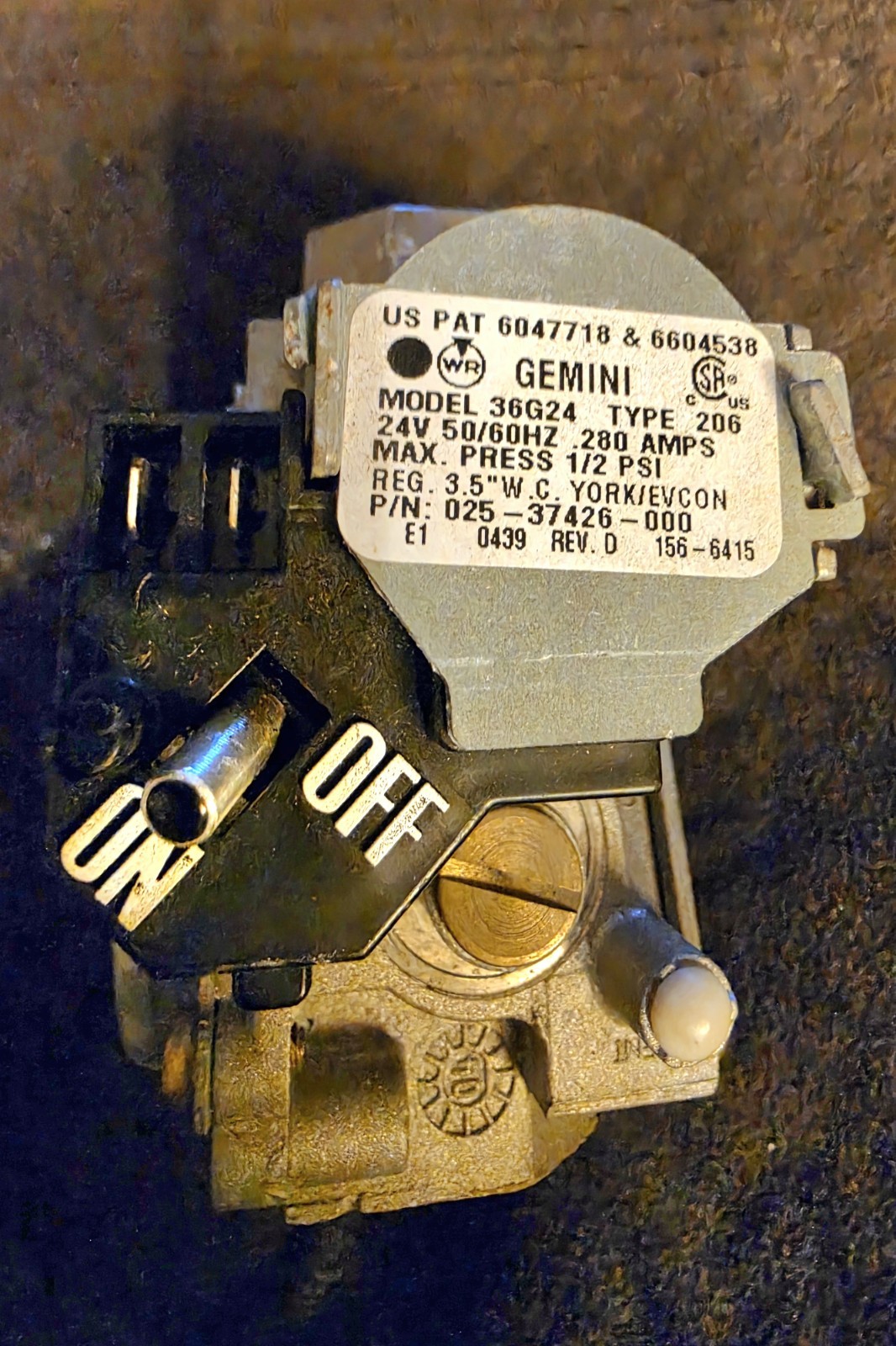 SOURCE1 -  S1-32544123000 NATURAL GAS VALVE KIT