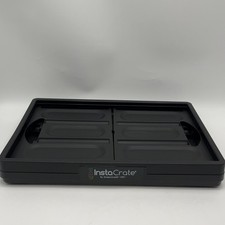 InstaCrate by Greenmade Collapsible Storage Crate with Lid Black USA picture