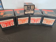 NOS Vintage National Screw Round Head Stove Bolts 5/16 2 1/2