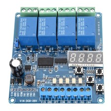 Multifunction Time Relay Module, 8-36V 4-Channel Multifunction Time Delay Rel... picture