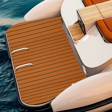 Deluxe Marine Yacht Flooring Faux Teak EVA Foam Boat Decking Sheet Mat 106''X35