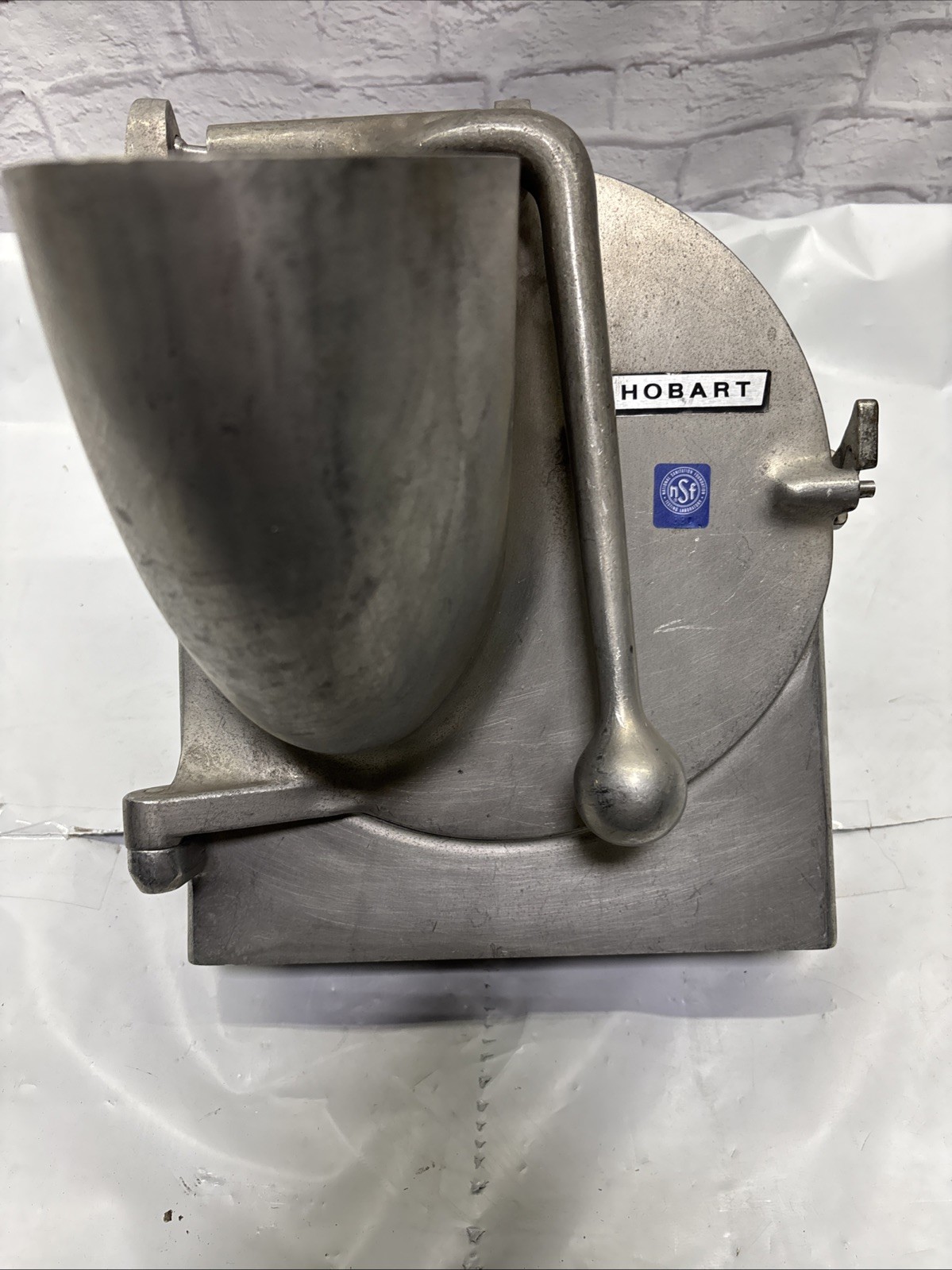 Genuine Hobart Pelican Head Attachment Hub Size #12 -8801 w/ slicer 1/2