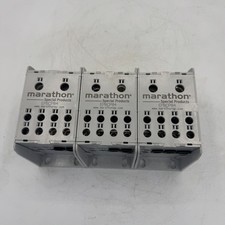 LOT OF 3 - MARATHON EPBCP84 POWER DISTRIBUTION BLOCK 760A, 1000V AC/DC CU9 picture