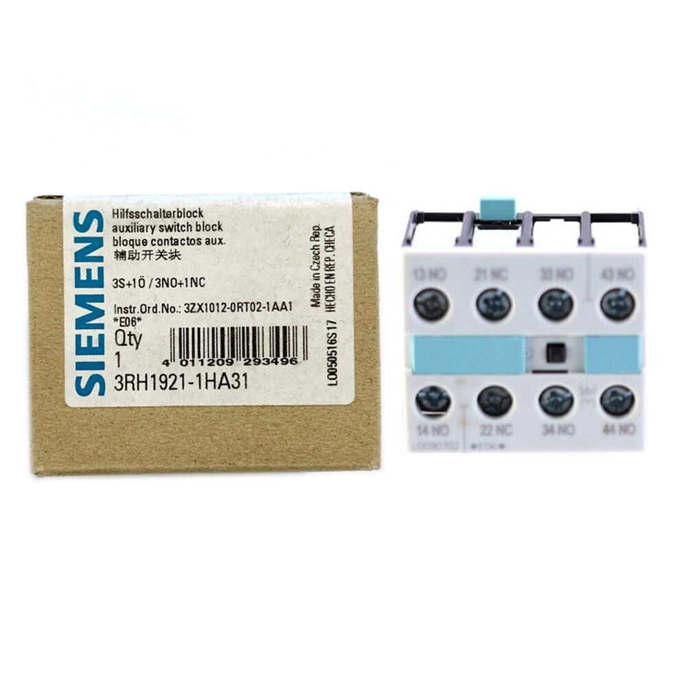 3RH1921-1HA31 1PCS New Siemens Auxiliary Contact 3RH1 921-1HA31 #US