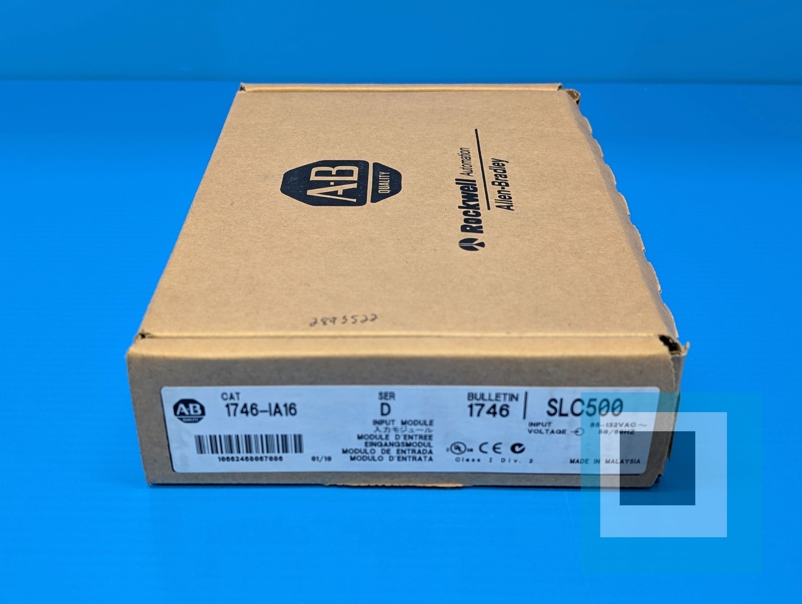 Allen-Bradley 1746-IA16 /D Series D SLC500 Input Module - NEW OPEN BOX