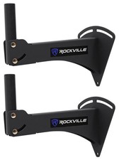 (2) Rockville RPW20 Wall Mount PA Speaker Brackets For Restaurant/Office/Bar picture