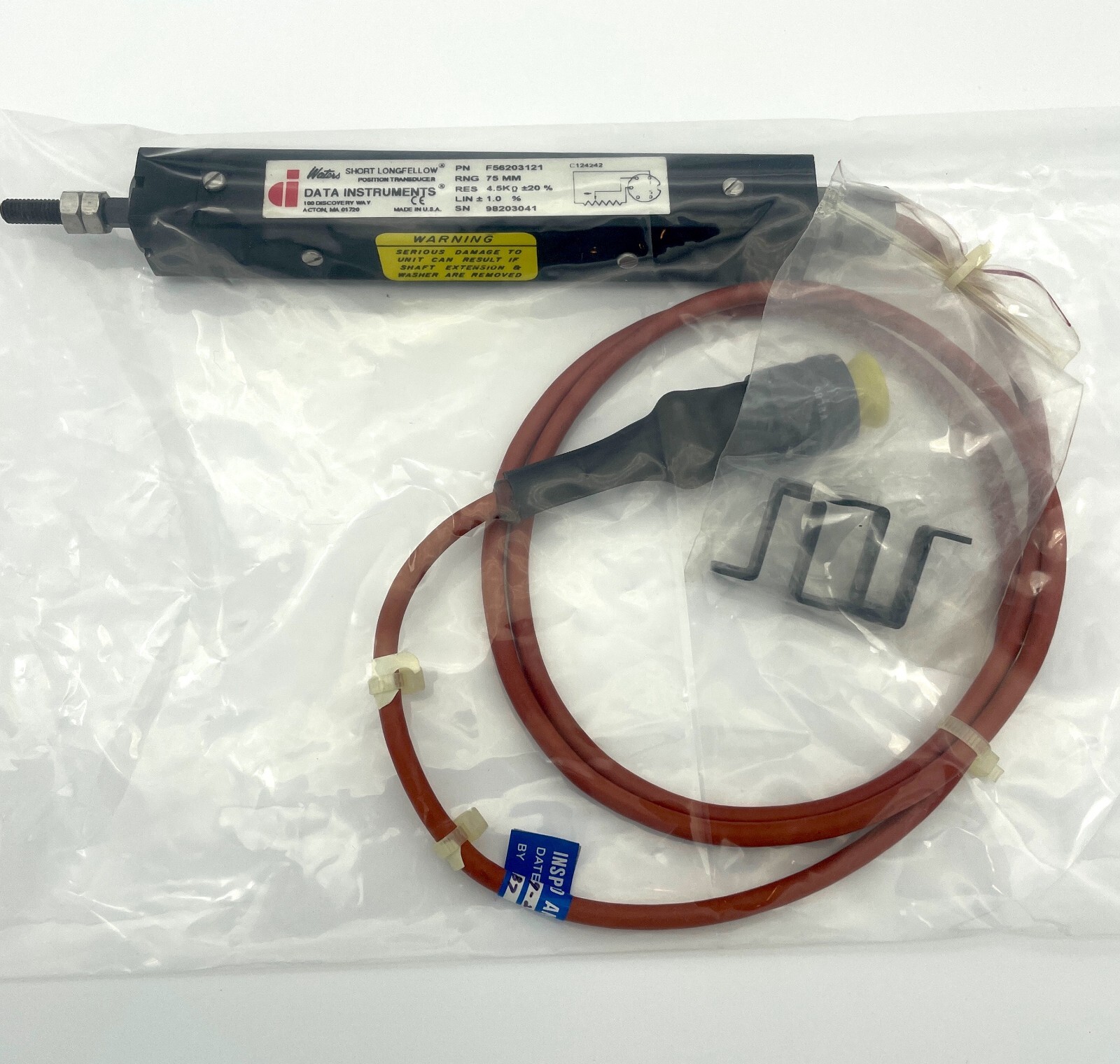 NEW Waters Wintriss Honeywell F56203121 Short Longfellow Position Transducer