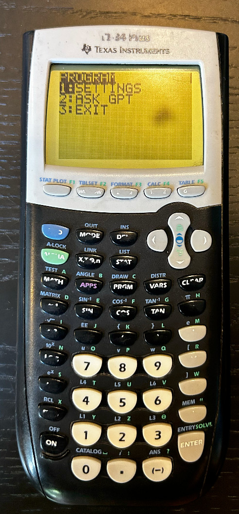Calculator W/ ChatGPT + WiFi Calculator W/ ChatGPT + WiFi