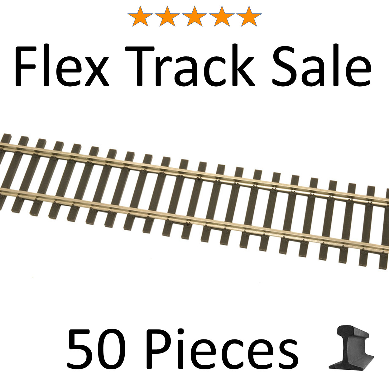 Peco HO Scale ~ New 2026 ~ Code 83 Flexible Flex Track With Wood Ties SL-8300-50