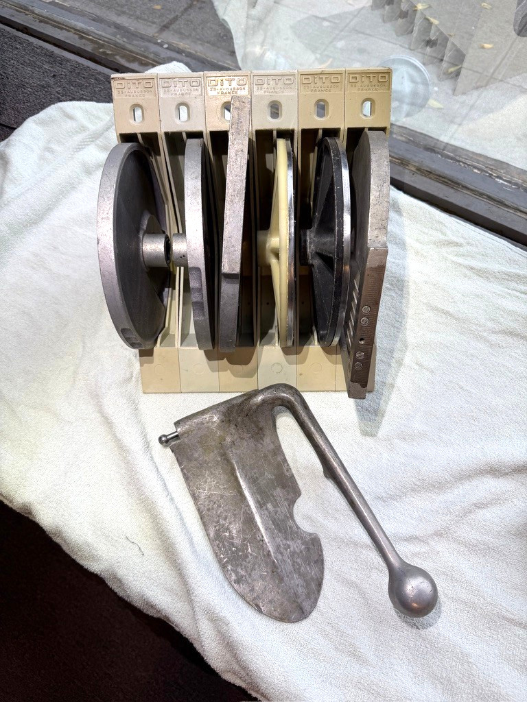 {7} LOT Dito Dean Slicing Blades - All look in OK used condition - See pics {7} LOT Dito Dean Slicing Blades - All look in OK used condition - See pics
